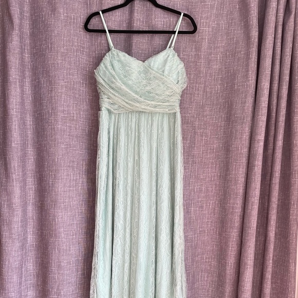 Mint Spaghetti Strap Maxi Dress - Picture 4 of 12
